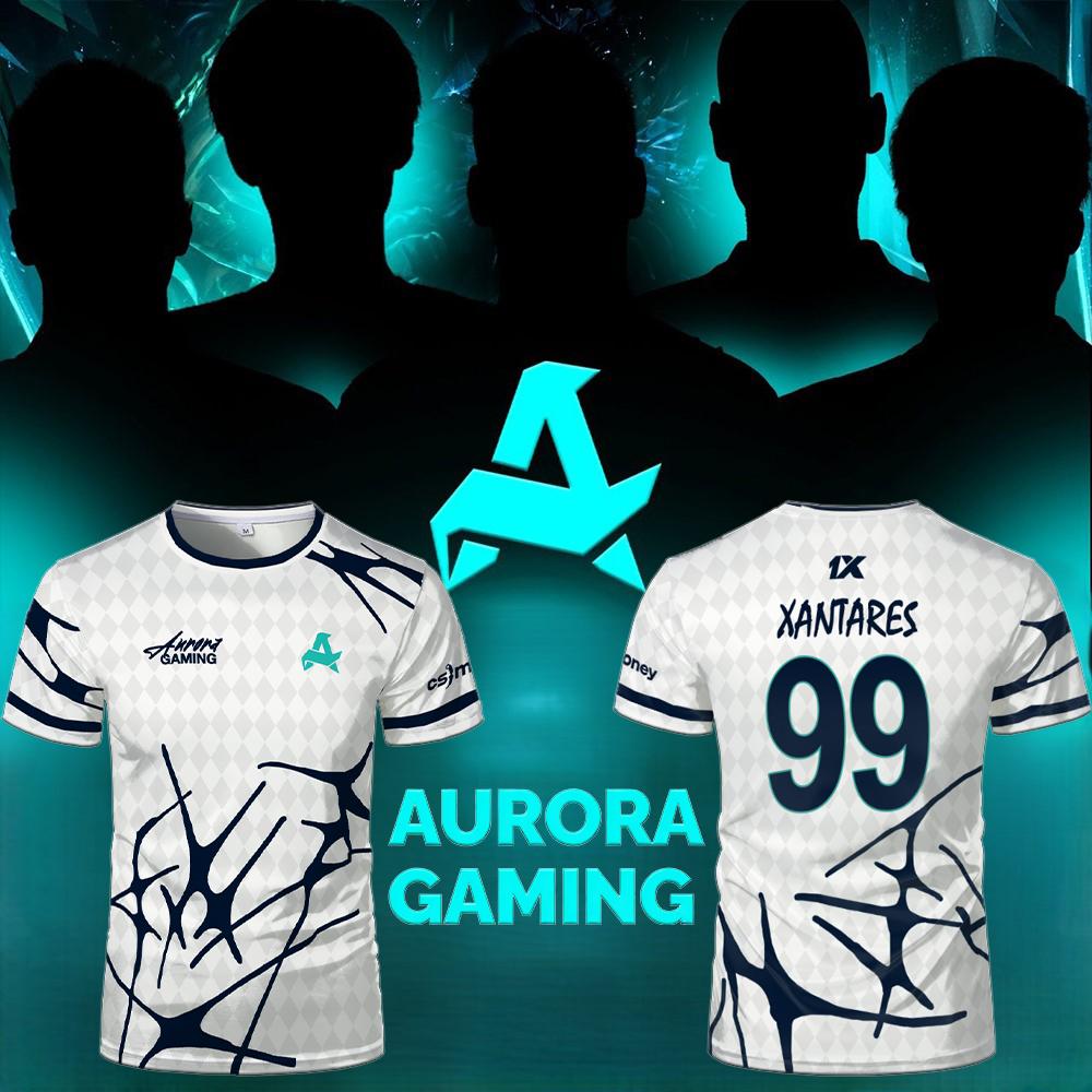 Esports Gaming Training - Zespół Esports Aurora Gaming Jersey Koszulki