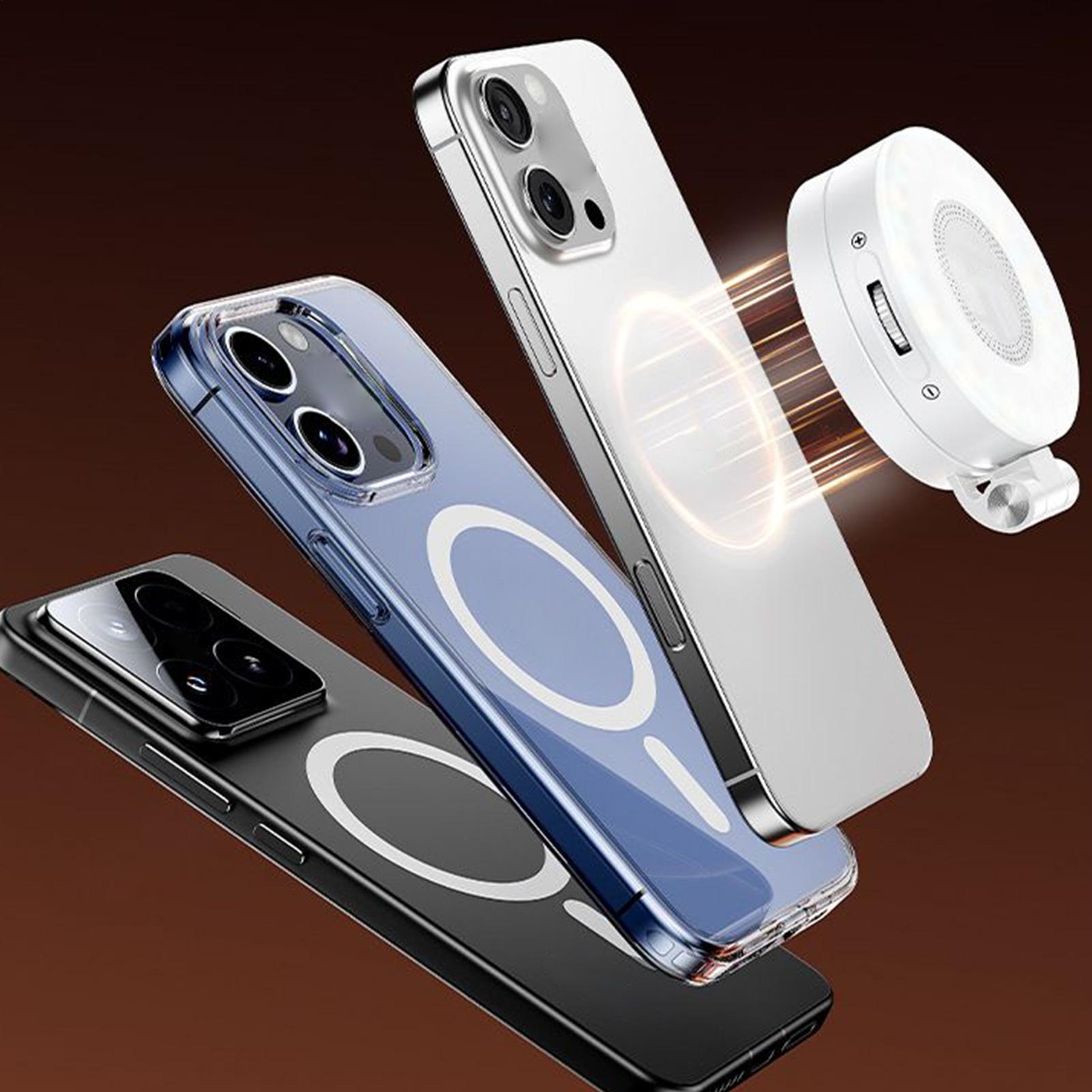 Webcam Ring Light - Przenośna lampka do selfie z klipsem,