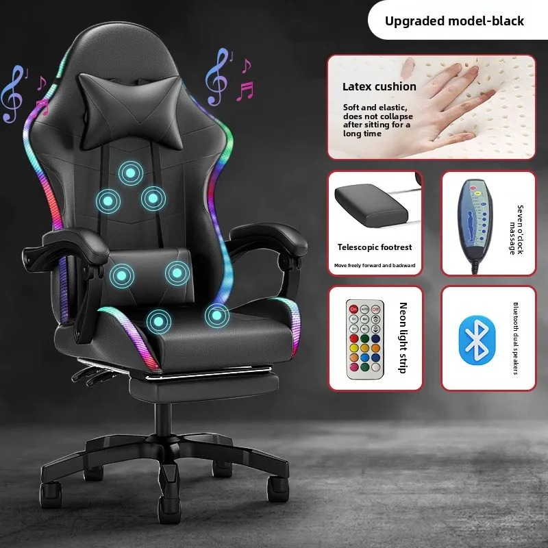 Gaming & Esports District - Głośnik Bluetooth z podświetleniem, Wyświetlacz LED,