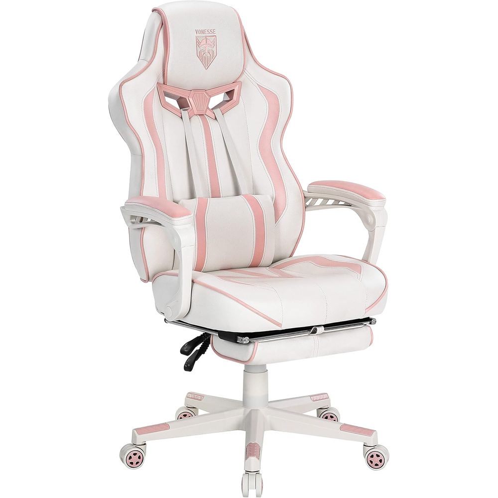 Gaming & Esports District - Ergonomiczne krzesło gamingowe z wysokim oparciem,