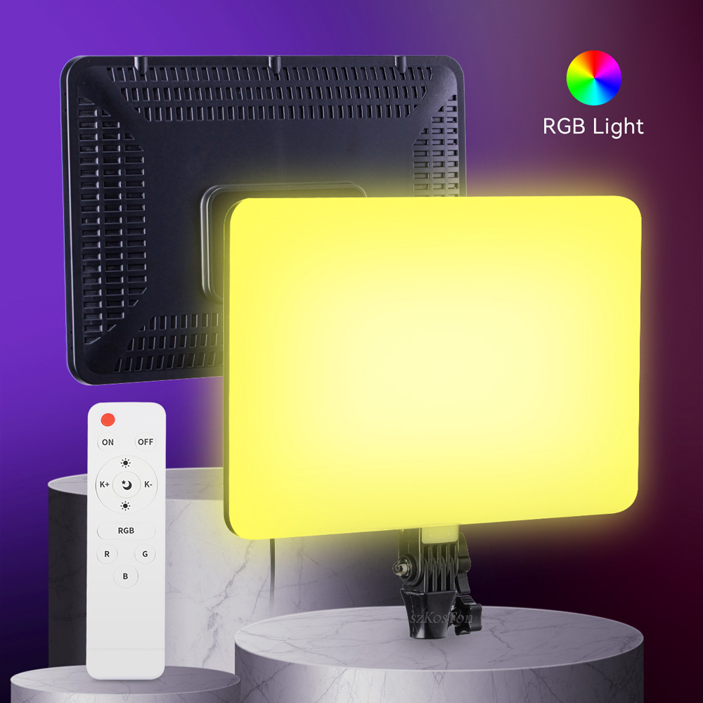 RGB 14-calowa lampa wideo LED  – Webcam Ring Light recenzja i cena