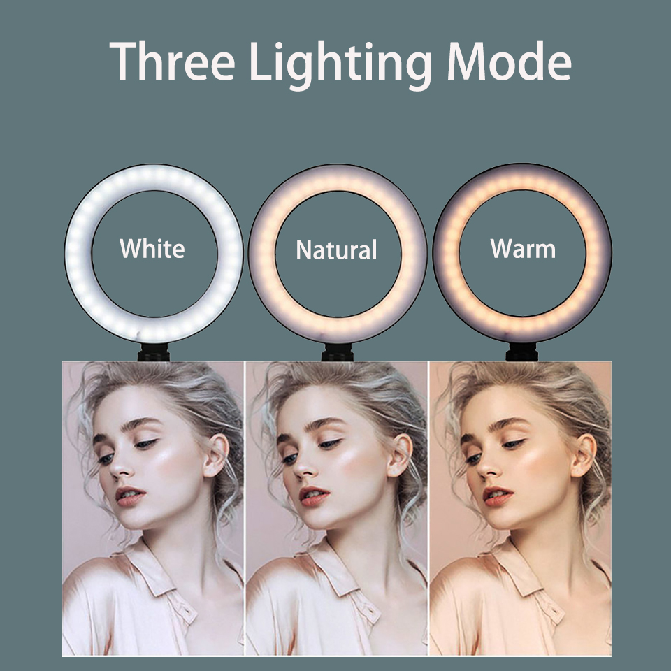6-calowa lampa pierścieniowa z – Webcam Ring Light recenzja i cena