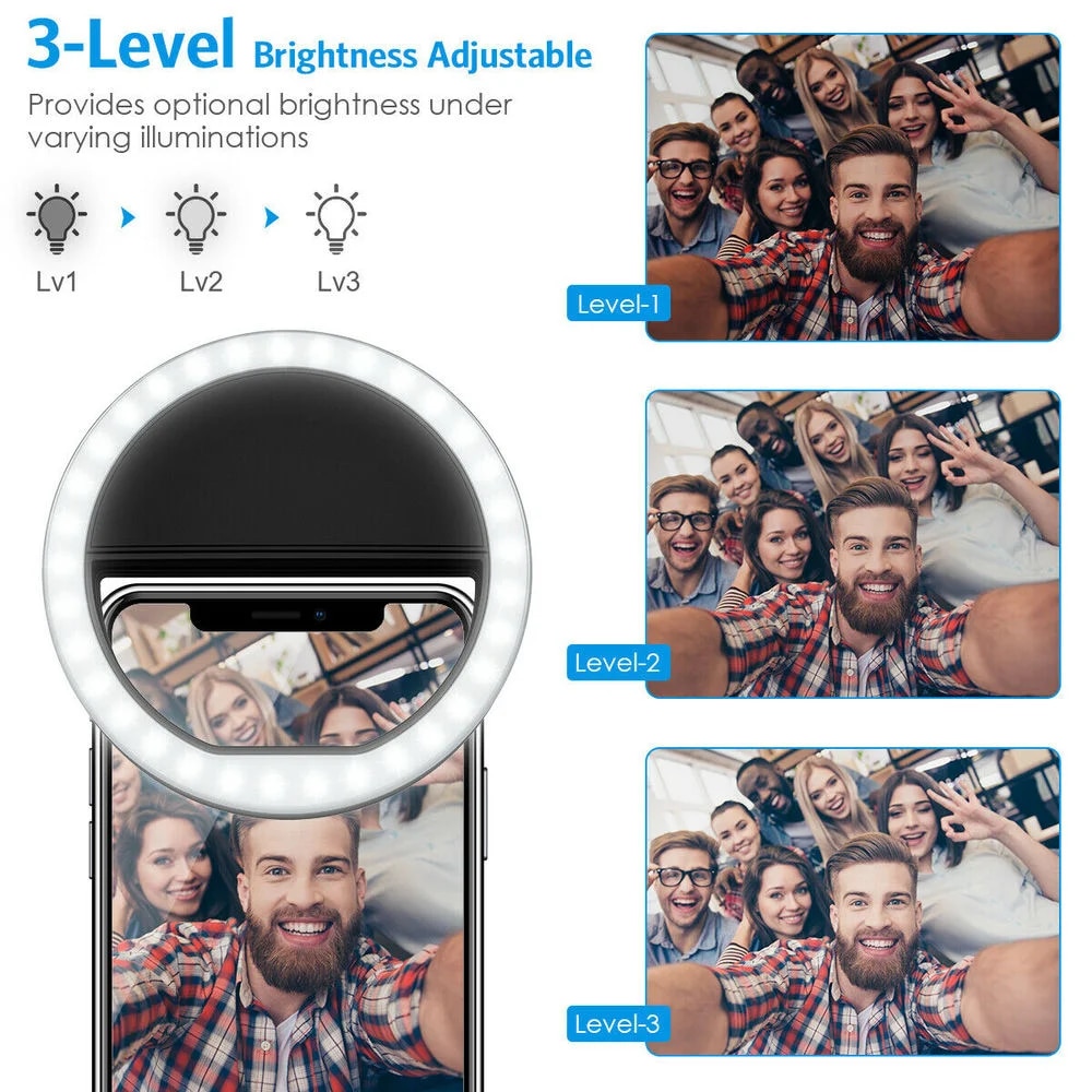 1 szt. Kabel USB do ładowania  – Webcam Ring Light recenzja i cena