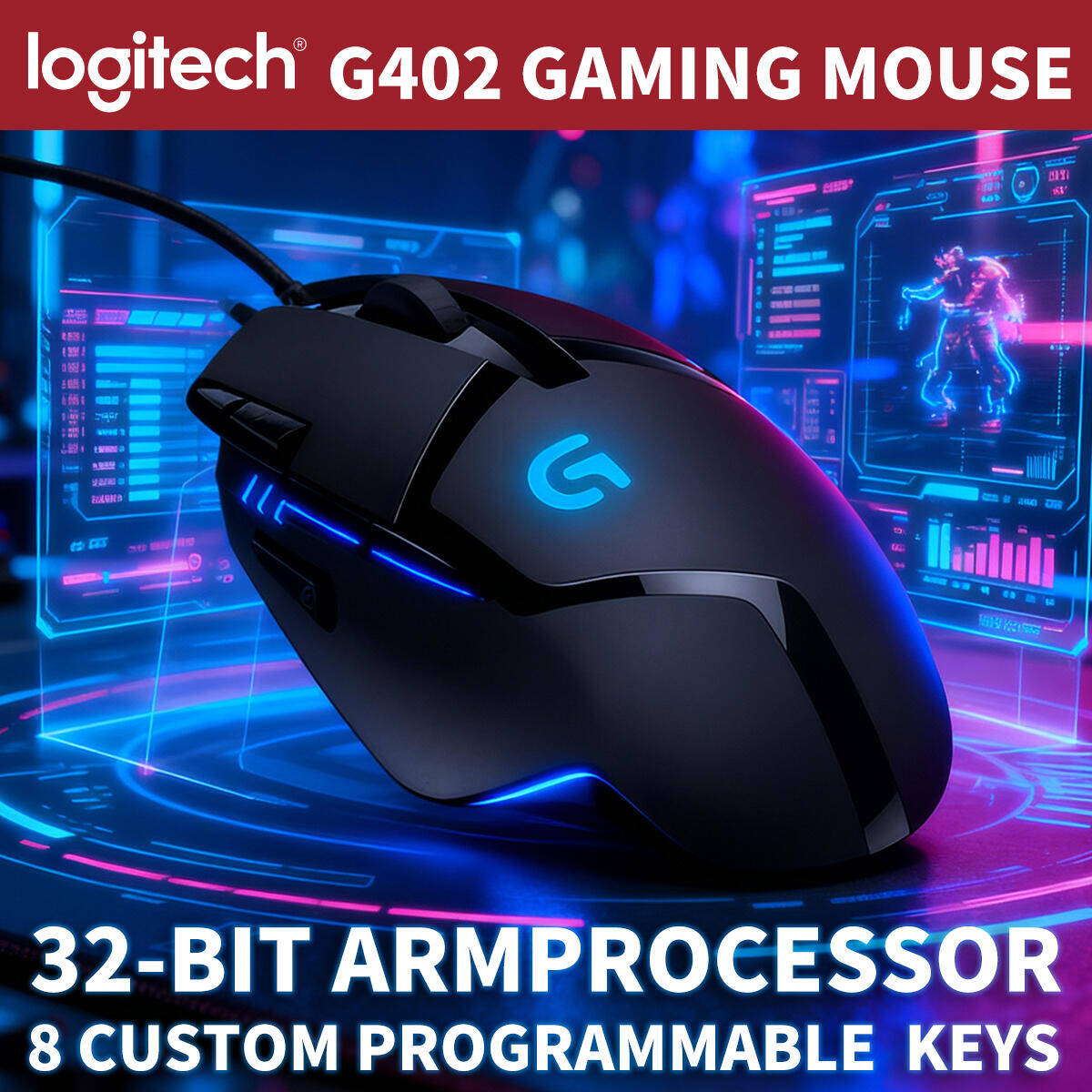 Mysz gamingowa Logitech G402 H – Esports Gaming Training recenzja i cena