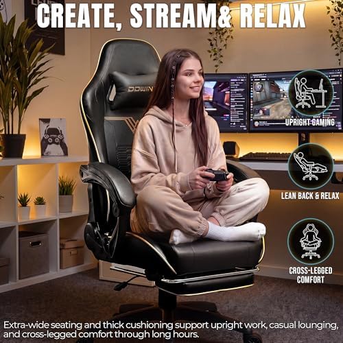 Duże i wysokie krzesło gamingo – Gaming & Esports District recenzja i cena