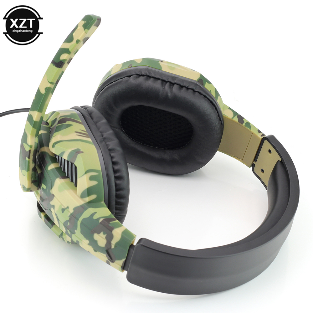 Kamuflażowy zestaw słuchawkowy – Esports Gaming Headphones recenzja i cena