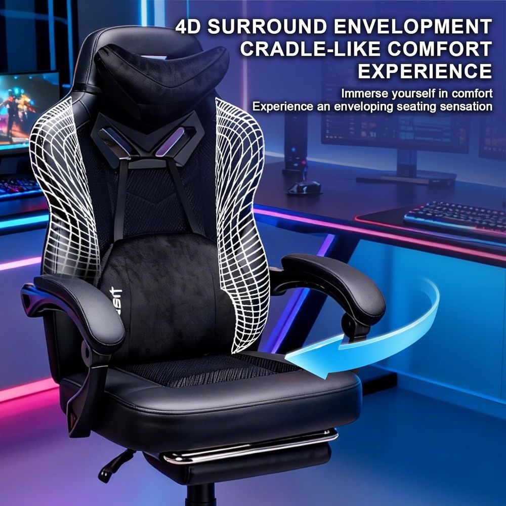 Ergonomiczne krzesło biurowe z – Gaming & Esports District recenzja i cena