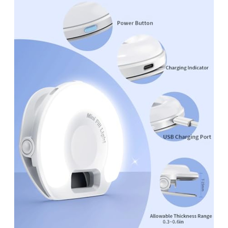 Przenośna lampa pierścieniowa  – Webcam Ring Light recenzja i cena