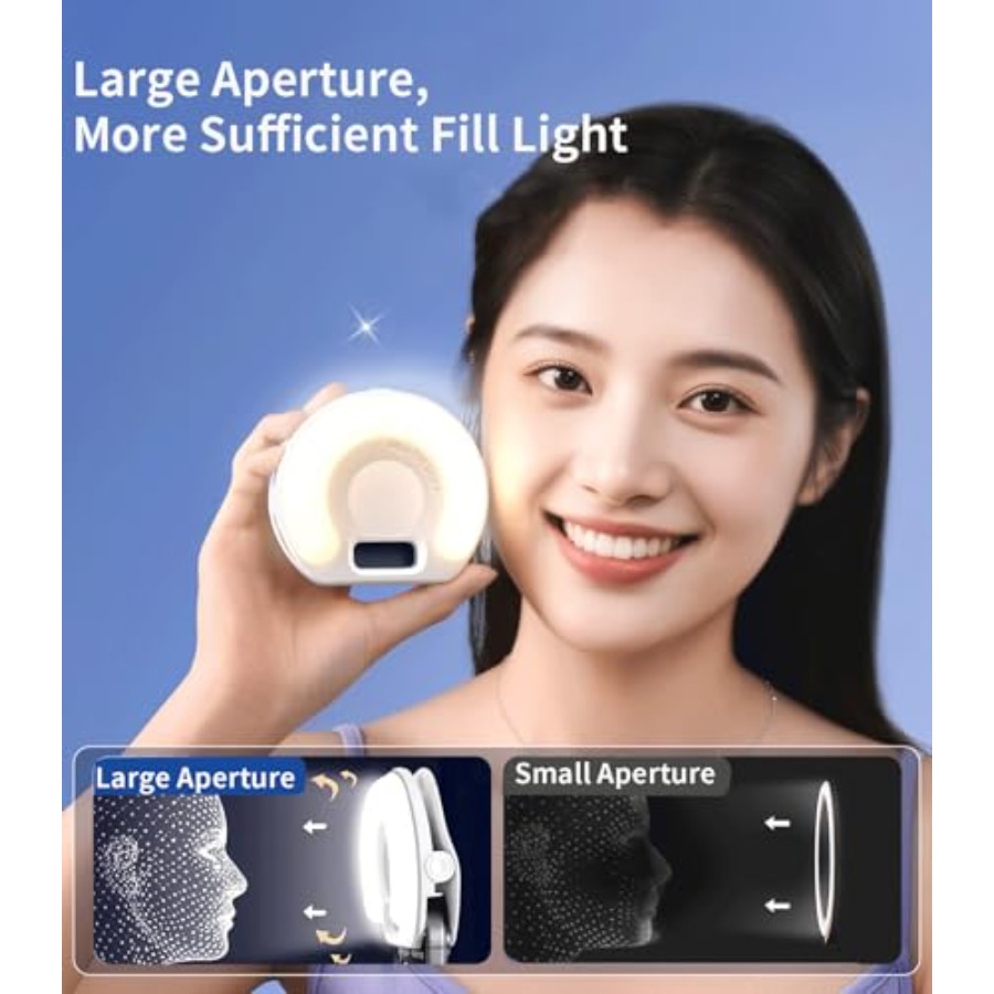 Przenośna lampa pierścieniowa  – Webcam Ring Light recenzja i cena