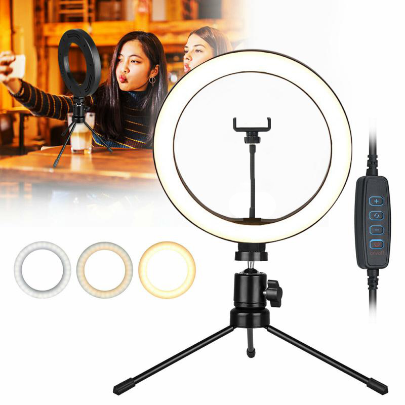 10-calowa lampa pierścieniowa  – Webcam Ring Light recenzja i cena