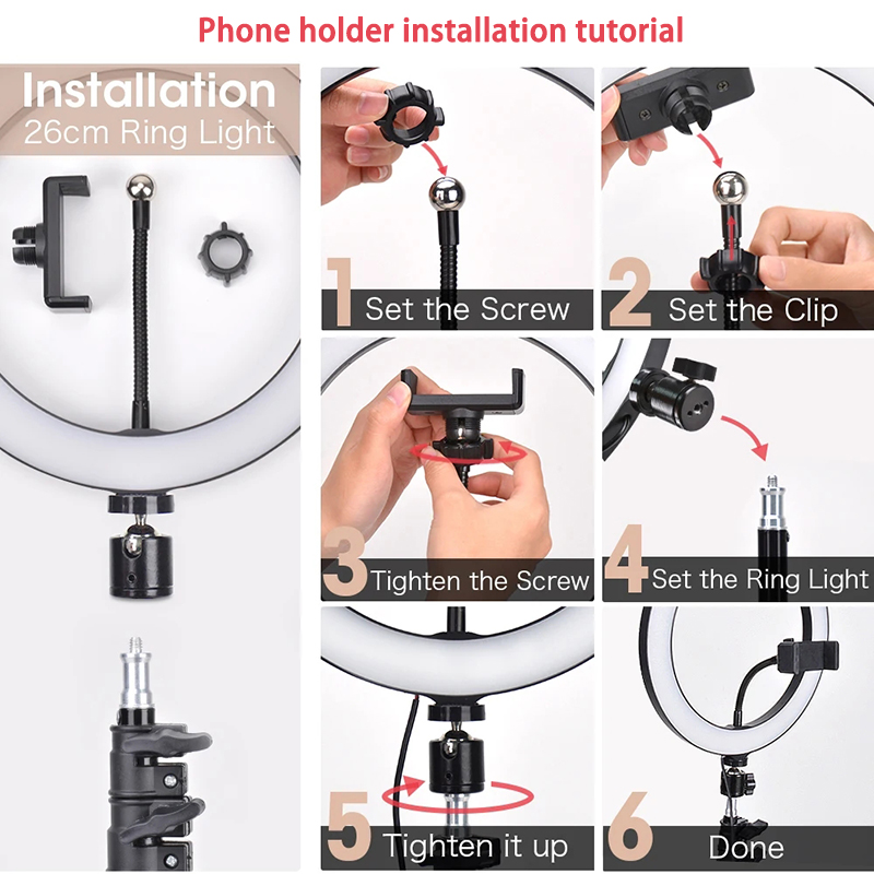 Lampy pierścieniowe LED 16cm 2 – Webcam Ring Light recenzja i cena